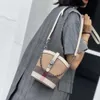 Moda couro crossbody pequeno para mulher, na moda 2022 novo balde de couro mini bolsa de telefone, saco xadrez 75% vendas diretas da fábrica