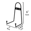 Magazyn kuchenny czarny kreatywny żelazny wiszący wspornik tacki moda 6 -calowa sztuka stojak statyw do domu