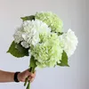 4 pezzi di fiori artificiali di ortensia Real Touch Latex per bouquet da sposa, decorazioni per la casa 240127