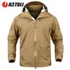 JLETOLI Waterproof Jacket Windbreaker Winter Outdoor Hiking Jacket Men Women Coat Windproof Hard Shell Jacket Tactics Clothes 240119