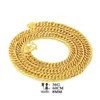 8mm 22K Gold Filled Necklace Jewelry for Men Women Bijoux Femme Collare Mujer Naszyjnik Solid 22K Gold Filled Necklace Bizuteria 240201