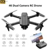 Drones Retorno inteligente 4K Cámara dual WIFI FPV RC Drone 2.4G 360 Roll Presión de aire Sensor de gravedad Mini control remoto Quadcopter YQ240211