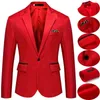 Slim Fit Man Blazer Office Ceall Mande Mens Jackets Dress Wedding Suknia Płaszcze Casual Business Mans 240201