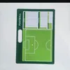 Fotboll Tactic Board Portable PVC Wearresistent återanvändbar fotbollscoachingplatta Lätt strategi Urklipp 240127