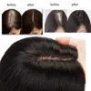 SEGO 10x12 см шелковая основа 25x9 см топперы для волос 100% человеческие кусочки для женщин шиньон 4 зажима в s 240130