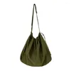 Evening Bags Fashion Casual Drawstring Tote Bag Shoulder Lady Purse Leisure For Girl Versatile Crossbody