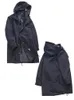 Printemps automne longue Trench manteau hommes mode coupe-vent à capuche noir pardessus vestes décontractée 240124