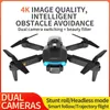 Drones A8 Pro Drone 4K 5G GPS professionnel HD photographie aérienne évitement d'obstacles UAV hélicoptère à quatre rotors RC Distance 5000M drone YQ240211