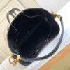 2024 Bolsas de qualidade de espelho Designer tote bolsa de luxo mulheres neonoe balde saco moda crossbody saco senhoras couro cordão bolsa de ombro carteiras 2 tamanhos