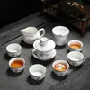 6 tazze di porcellana fatta a mano smaltata colore Kung Fu set da tè tè Zen salute teaset teiera di grande capacità tazza da tè caffettiera tazze di caffè 240124