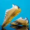 Predators Elite Mens Football Boots Dokładność FG Stronne korki gruntowe Dokładność skórzana skórzana krawędzi do piłki nożnej Buty Tops Outdoor Football Cleats