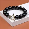 Strand Vintage OT fermoir pierre naturel oeil de tigre noir Onyx Bracelets Bracelets femmes hommes guérison bracelet bijoux