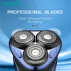 VGR Electric Shaver Professional Razor Waterproof Beard Trimmer Rotary 3D Floating Rakning Uppladdningsbar elektrisk för män V-306 240127