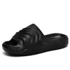 Slippers Summer Evalet صندل مريح للرجال أحذية بيضاء أحذية مضادة للانزلاق النعال