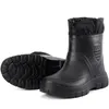 EVA Waterdichte Werk Mannen Laarzen Outdoor Vissen Antislip Mannelijke Schoenen Pluche Warme Comfy Leisure Mode Platte Schoenen Botas Hombre 240126