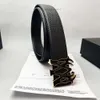 Avec coffret de créateur ceinture mâle de haute qualité Clemence Black Le cuir ceinture de cuir masculin masculin en cuir véritable