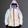 Designer Jackets Coat Parka north colorful reflective cotton clothes Winter Puffer Fashion Men Women Overcoat