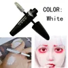 Mascara blanc couleur crème à sourcils rouge rose vert bleu violet marron or jaune imperméable longue durée maquillage Cosplay sans bavures 240122