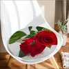 Подушка с розами и цветами, коврик для любви, европейский обеденный стул, круговое украшение, сиденье для офисного стола, коврик