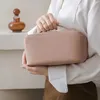 Bolsas de cosméticos bolsa de viaje cuidado de la piel maquillaje de cuero bolsa de gran capacidad accesorios organizador estético