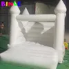 wholesale Custom bouncy castle inflatable wedding bouncer white bounce house 4.5x4.5m (15x15ft) With blower party rentals for kids adults