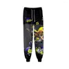 Męskie spodnie Splatoon 3 spodnie chłopcze dziewczyny 3D jogger spant kobiety streetwear długą grę potu