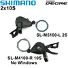 دراجة Derailleurs Shimano Deore M4100 Syfter Lever 2x10S RapidFire Plus Clamp Band SL-M5100 2S SL-M4100 10S Switch 20S