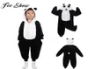 Kinderen Schattige Dieren Panda Pyjama Met Capuchon Nachtkleding Jongens Meisjes Kartonnen Winter Flanel Jumpsuit Nachtkleding Kind Slaapkostuums2352791