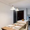 Lâmpadas pendentes Nordic Modern Simples Criativo Estilo Industrial Lustre Quarto Alumínio Casa Restaurante Ilha Candeeiro de Mesa