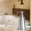 Storage Bottles Soap Dispenser Bathroom Kitchen 350ml Stainless Steel Countertop Lotion Dropship