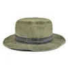 VOBOOM Панама для мужчин из промытого хлопка, уличная панама, летняя кепка для рыбалки и охоты, UV400, солнцезащитные кепки, панама, 240126