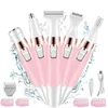 5 in1 Body Hair Removal Epilator Armpit Bikini Leg Pubic Trimmer Electric Razor Clipper Shaver Women 240202