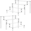 Espositore in acrilico a 14 livelli Scaffale rialzato trasparente per organizer per bambole con profumo di cupcake Stoccaggio di figure pop 240124