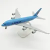 20cm Alaşım Metal Kore Kore Kore Airbus 380 A380 Airways Uçak Modeli Diecast Hava Düzlemi Model U Tekerlekler Oyuncaklar 240201