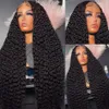 Wigirl 250% Diepe Golf Frontale Pruik 136 HD Lace Front menselijk haar Braziliaanse Losse Krullend Water 55 Lijmloze Pruiken voor Vrouwen 240127