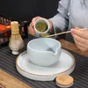 Matcha Bowl Japońska ceramiczna miska herbaty retro japońskie zestaw herbaty kung fu herbatę Zestaw herbaty akcesoria 240130