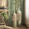 Vases American Retro Vase Decoration Iron Bed & Breakfast Flower Shop Home Container Floor