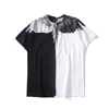 Men's T-Shirts MB Trendy Marcelo Classic Black and White Yin Yang Water Drop Wings Feather Short Sleeve Mens and Womens T-shirt