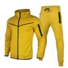 Mężczyznowe dresy wielokolorowe Sport Sports Casual Testsuit Training Jogging Suit Spring Autumn Zapocz z kapturem i dresowe zestawy 240129