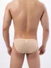 Cuecas juventude u convexo bolsa roupa interior para homens fino renda malha rápida seca briefs moda confortável menino skincare sexy baixa ascensão lingerie