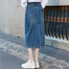 Nuove donne Jeans Designer longuette con Budge Letters Stile di moda per Lady Slim Denim longuette Lungo dritto Blu Vintage Jean Abbigliamento classico A01