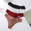 Kvinnors trosor kvinnor spetsar underkläder sexiga låga midja trosor ihåliga utunderstänger solida bekväma kvinnliga underkläder