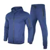 Mężczyznowe dresy wielokolorowe Sport Sports Casual Testsuit Training Jogging Suit Spring Autumn Zapocz z kapturem i dresowe zestawy 240129