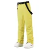 Mens and Womens Waterproof Snow Pants Windproof Ski Suit Outdoor Sports Belt Snowboarding Trousers Warm Unsex Winter-30 240122