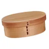 Vaisselle en bois boîte à déjeuner Bento Sushi Sandwich apéritif conteneur Portable