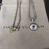 Modemerk sieraden ketting Luxe ketting Evil Eye Amulet in Sterling Zilver met Lapis