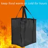 Dinnerware Foldable Tote Bags Aluminum Foil Shopping Heavy Duty Storage Boxes Reusable Insulated