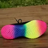 Lucyever Fashion Rainbow Bottom Sneaker Vrouwen Ademend Mesh Tennis Vrouwelijke Gebreide Antislip Loopschoenen Plus Size 43 240124