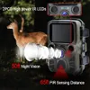 Мини-трейловая игровая камера ночного видения 1080P 12MP Водонепроницаемая охотничья камера На открытом воздухе Дикие ловушки с ИК-светодиодами Радиус действия до 65 футов 240126