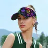 Bérets Sports Sun Cap Visière réglable Protection UV Top Vide Tennis Golf Course Chapeau de protection solaire Champignons